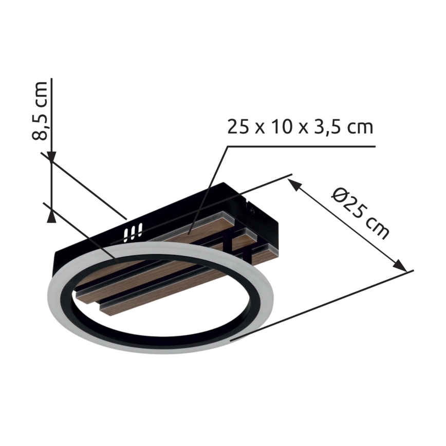 Globo - LED stropna svjetiljka LED/10W/230V 3000/4200/6000K