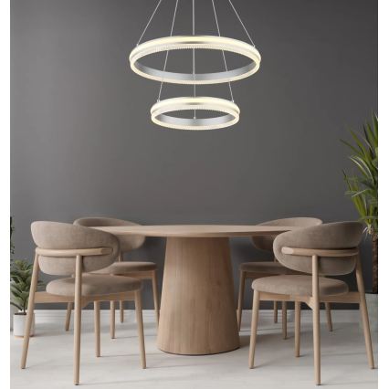 Globo - LED luster na sajli s mogućnošću prigušivanja LED/60W/230V 2700-6000K + daljinski upravljač