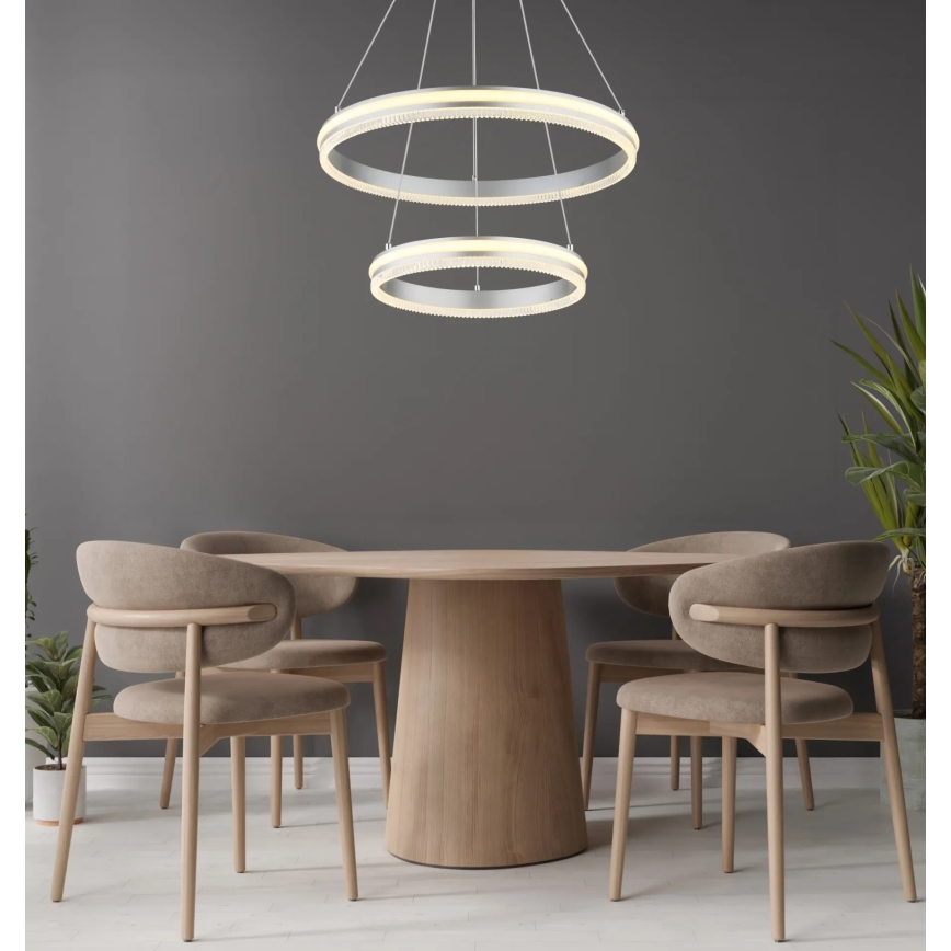 Globo - LED luster na sajli s mogućnošću prigušivanja LED/60W/230V 2700-6000K + daljinski upravljač