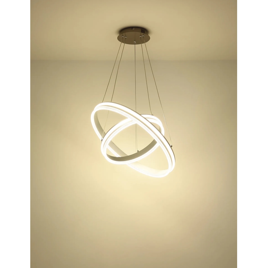 Globo - LED luster na sajli s mogućnošću prigušivanja LED/60W/230V 2700-6000K + daljinski upravljač