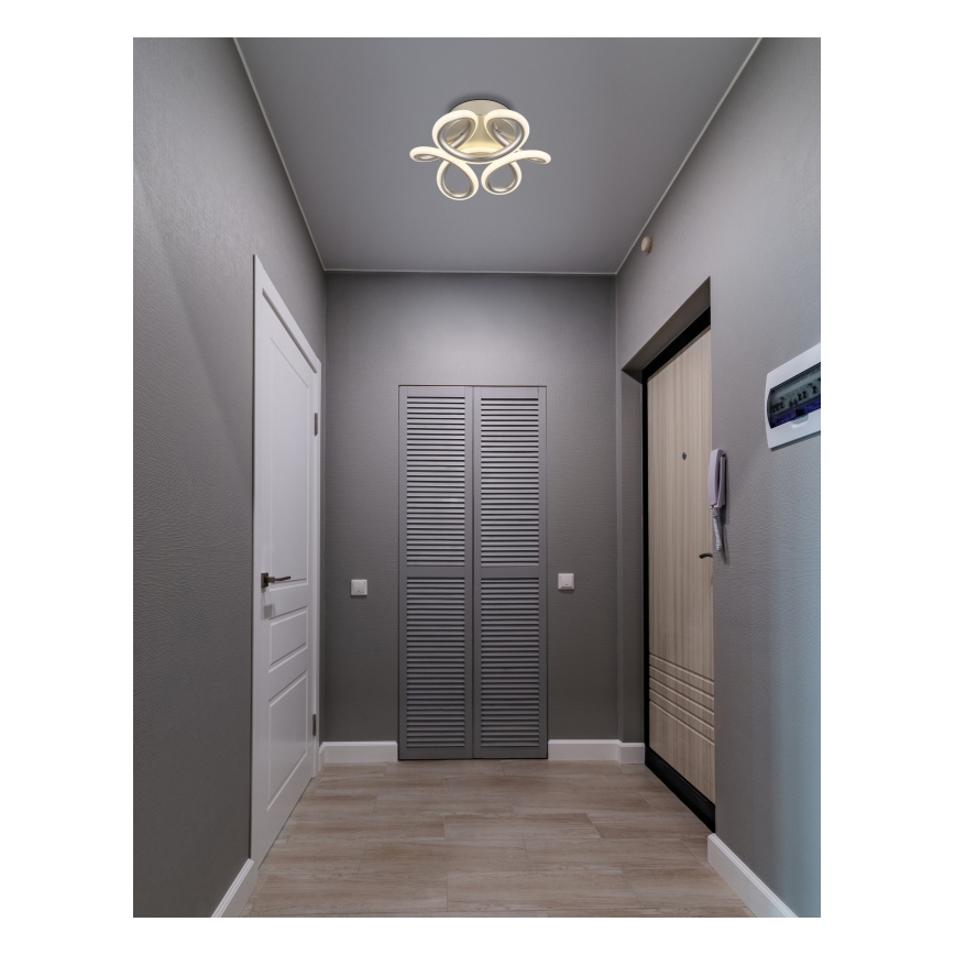 Globo - LED Stropna svjetiljka LED/24W/230V 2700/4000/6000K pr. 26 cm mat krom