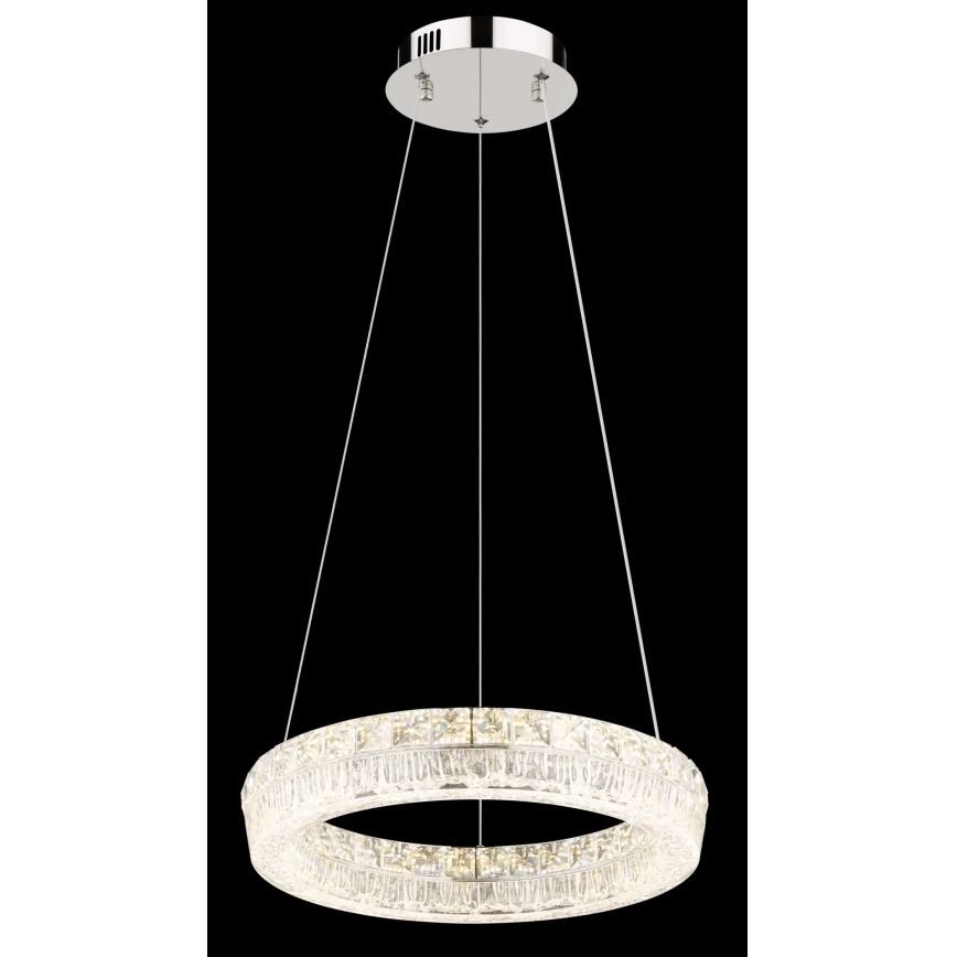 Globo - LED prigušivi luster na sajli LED/24W/230V 2700-6000K prozirno + daljinski upravljač