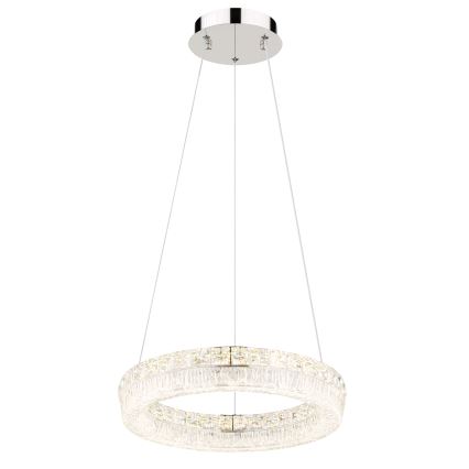 Globo - LED prigušivi luster na sajli LED/24W/230V 2700-6000K prozirno + daljinski upravljač