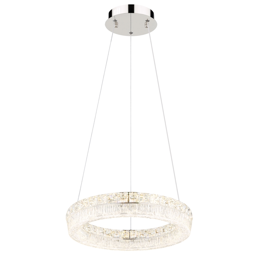 Globo - LED prigušivi luster na sajli LED/24W/230V 2700-6000K prozirno + daljinski upravljač