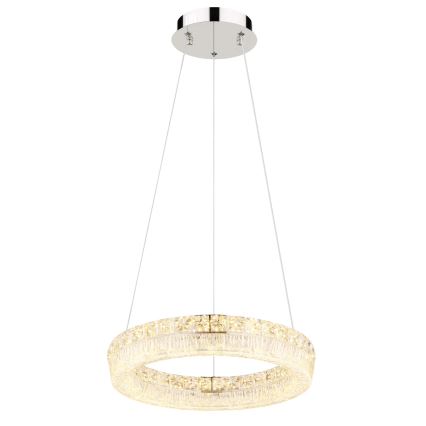 Globo - LED prigušivi luster na sajli LED/24W/230V 2700-6000K prozirno + daljinski upravljač