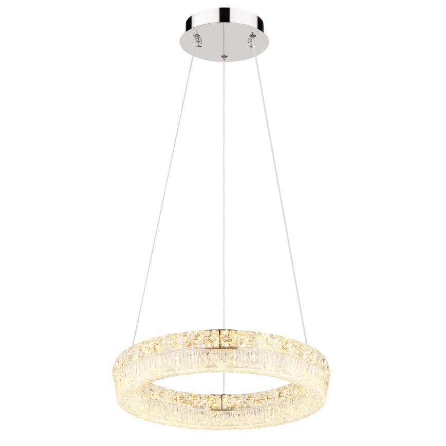 Globo - LED prigušivi luster na sajli LED/24W/230V 2700-6000K prozirno + daljinski upravljač