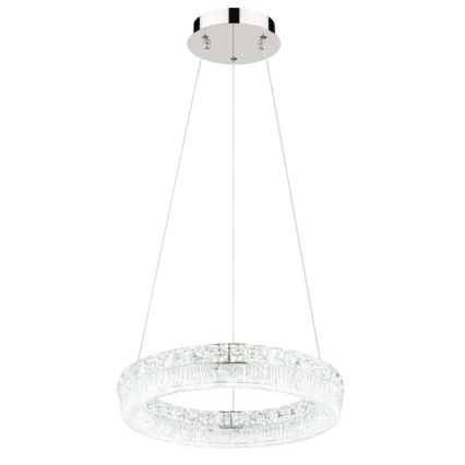 Globo - LED prigušivi luster na sajli LED/24W/230V 2700-6000K prozirno + daljinski upravljač