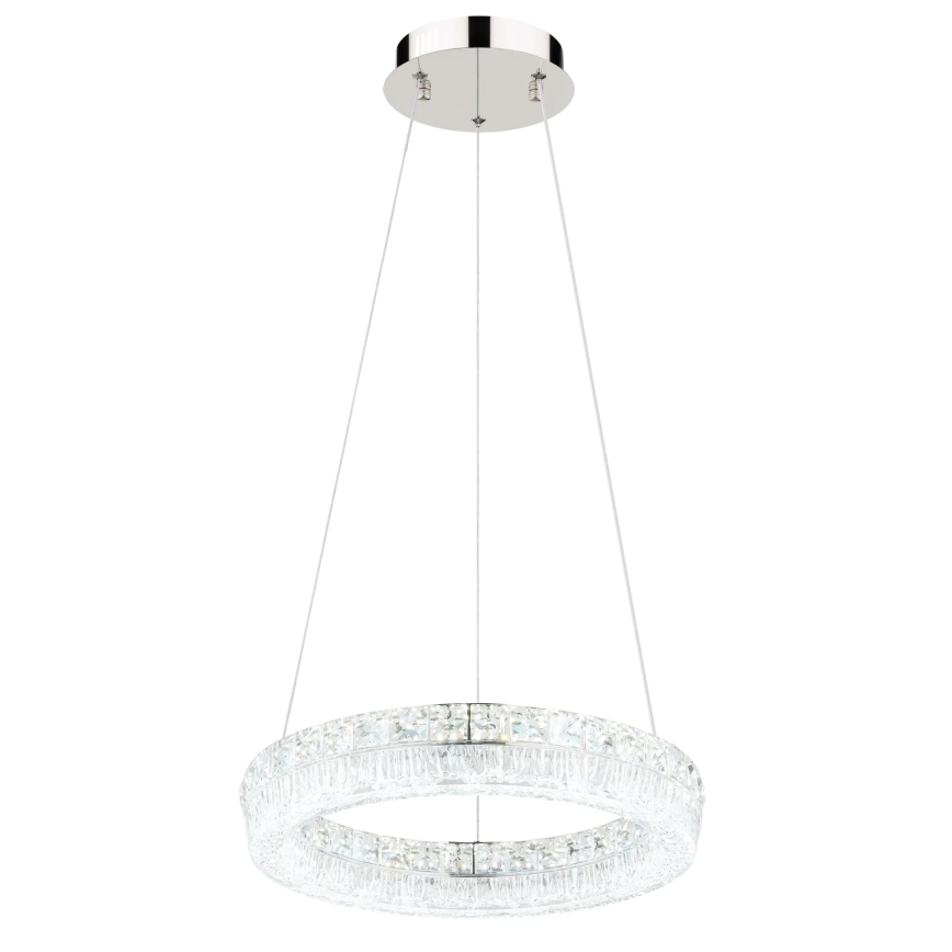 Globo - LED prigušivi luster na sajli LED/24W/230V 2700-6000K prozirno + daljinski upravljač