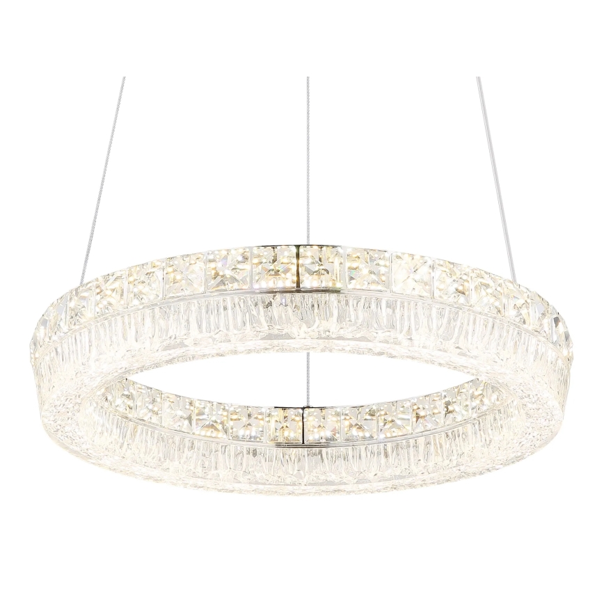 Globo - LED prigušivi luster na sajli LED/24W/230V 2700-6000K prozirno + daljinski upravljač