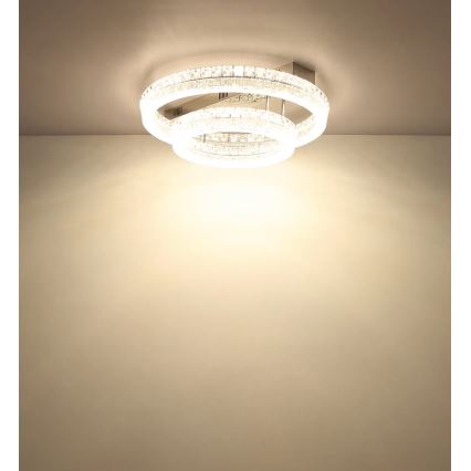 Globo - prigušivo LED stropno svjetlo LED/60W/230V 2700-6000K prozirno + daljinski upravljač
