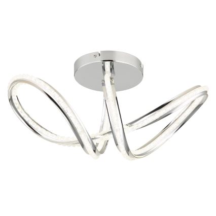 Globo - Prigušivo LED stropno svjetlo LED/40W/230V 2700-6000K sjajni krom + daljinski upravljač