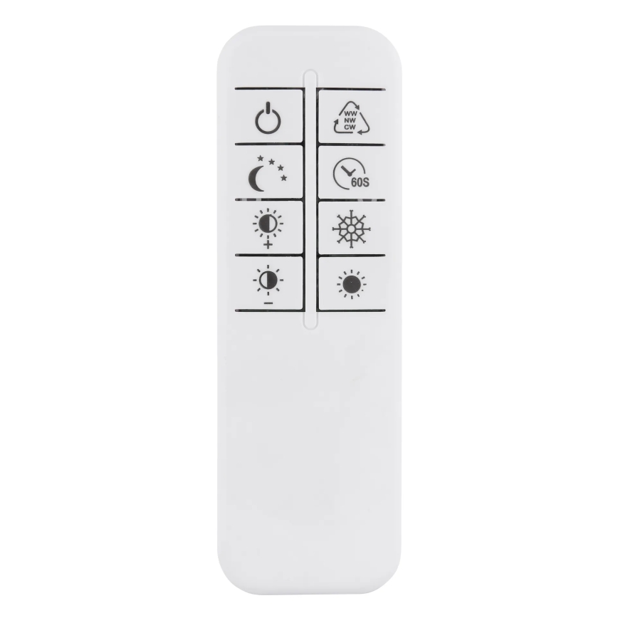 Globo - LED stropna svjetiljka s mogućnošću prigušivanja LED/60W/230V 2700-6500K 80,8x99,2 cm srebrna + daljinski upravljač