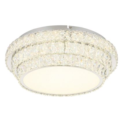 Globo - LED Prigušiva stropna svjetiljka LED/48W/230V 2700-6000K pr. 50 cm bijela + daljinski upravljač