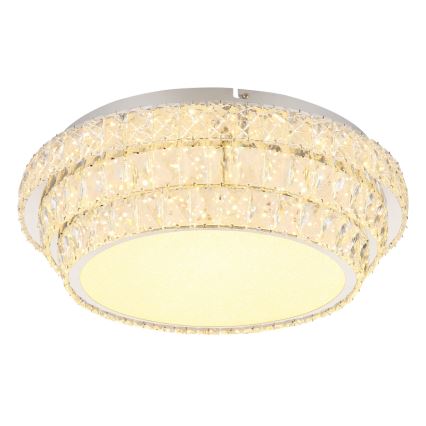 Globo - LED Prigušiva stropna svjetiljka LED/48W/230V 2700-6000K pr. 50 cm bijela + daljinski upravljač