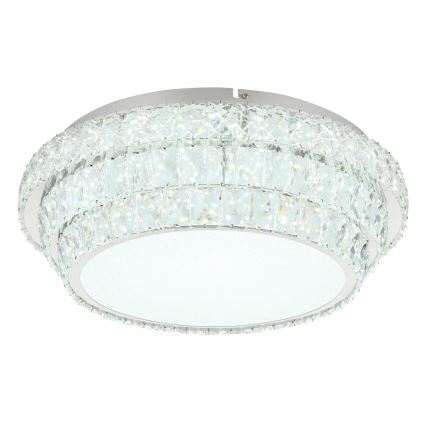 Globo - LED Prigušiva stropna svjetiljka LED/48W/230V 2700-6000K pr. 50 cm bijela + daljinski upravljač