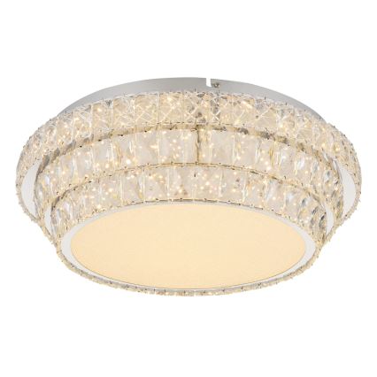 Globo - LED Prigušiva stropna svjetiljka LED/48W/230V 2700-6000K pr. 50 cm bijela + daljinski upravljač
