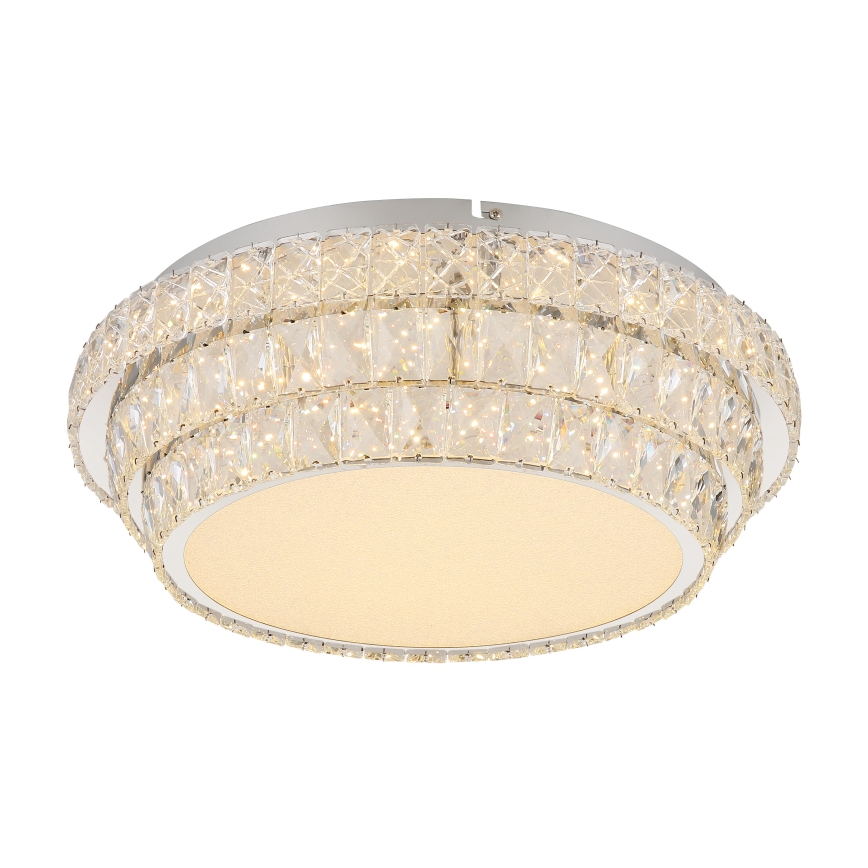 Globo - LED Prigušiva stropna svjetiljka LED/48W/230V 2700-6000K pr. 50 cm bijela + daljinski upravljač