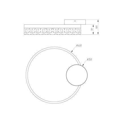 Globo - LED Stropna svjetiljka LED/24W/230V