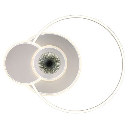 Globo - LED prigušivo stropno svjetlo LED/24W/230V 2700-6000K srebrno + daljinski upravljač