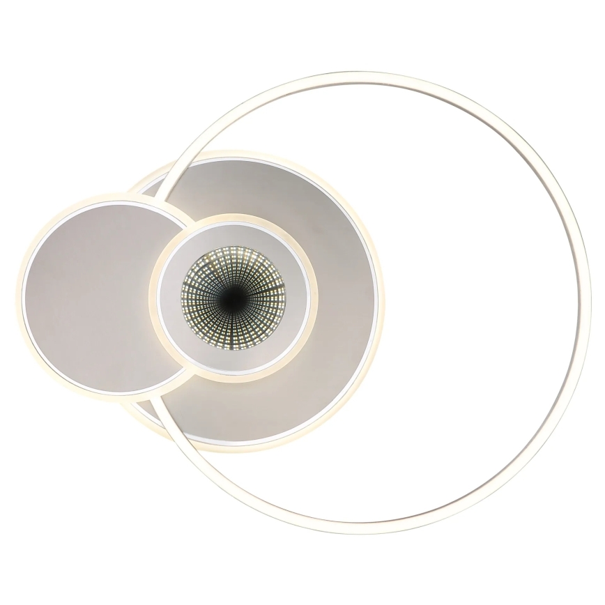 Globo - LED prigušivo stropno svjetlo LED/24W/230V 2700-6000K srebrno + daljinski upravljač