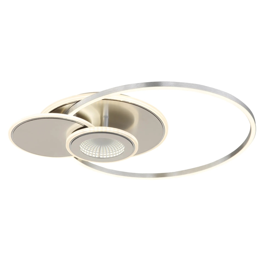 Globo - LED prigušivo stropno svjetlo LED/24W/230V 2700-6000K srebrno + daljinski upravljač