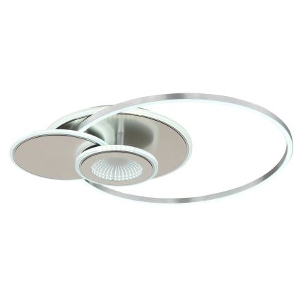 Globo - LED prigušivo stropno svjetlo LED/24W/230V 2700-6000K srebrno + daljinski upravljač