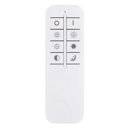 Globo - LED stropna svjetiljka s mogućnošću prigušivanja LED/36W/230V 2700-6000K srebrna + daljinski upravljač