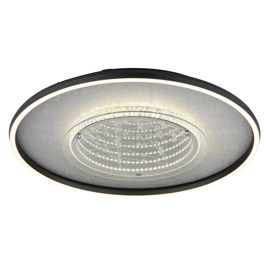 Globo - LED stropna svjetiljka LED/40W/230V 3000/4000/6000K, promjer 51,5 cm, crna