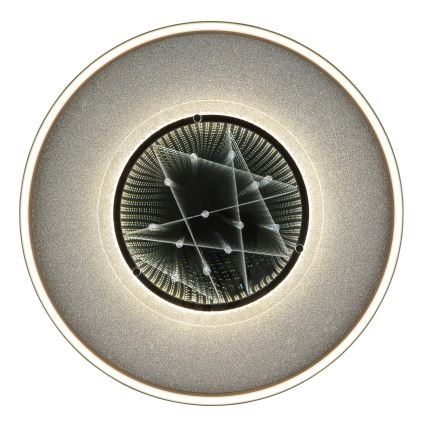 Globo - LED stropna svjetiljka LED/40W/230V 3000/4000/6000K, promjer 51,5 cm, crna