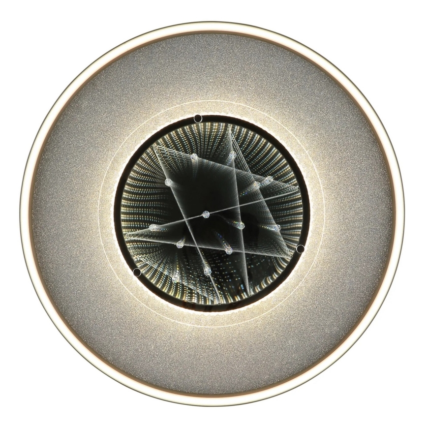 Globo - LED stropna svjetiljka LED/40W/230V 3000/4000/6000K, promjer 51,5 cm, crna