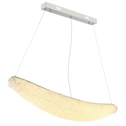 Globo - LED luster na sajli s mogućnošću prigušivanja LED/40W/230V 2700-6000K sjajni krom + daljinski upravljač