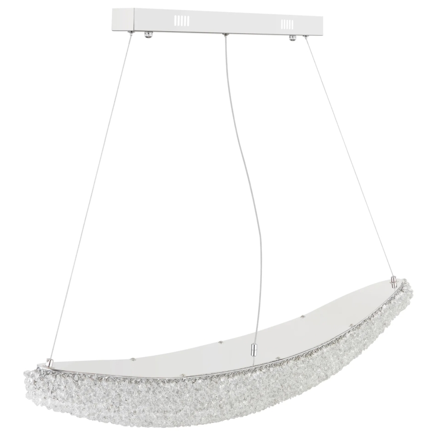 Globo - LED luster na sajli s mogućnošću prigušivanja LED/40W/230V 2700-6000K sjajni krom + daljinski upravljač