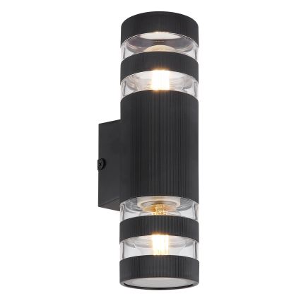 Globo - Zidna svjetiljka 2xE27/10W/230V crna