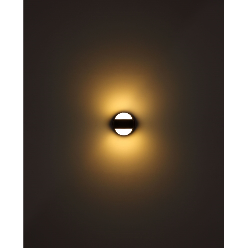 Globo - LED zidno svjetlo s dodirnim upravljačem, punjivo, prigušivo LED/1,4W/5V 1800 mAh crno