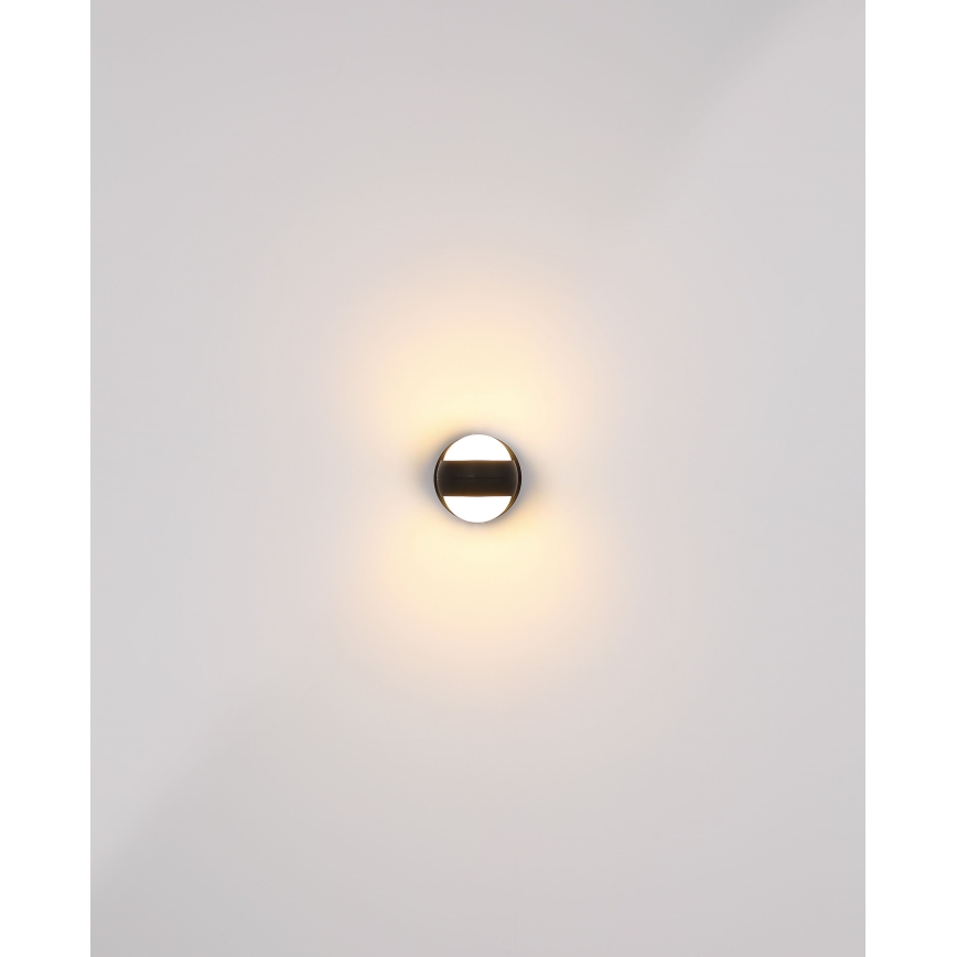 Globo - LED zidno svjetlo s dodirnim upravljačem, punjivo, prigušivo LED/1,4W/5V 1800 mAh crno