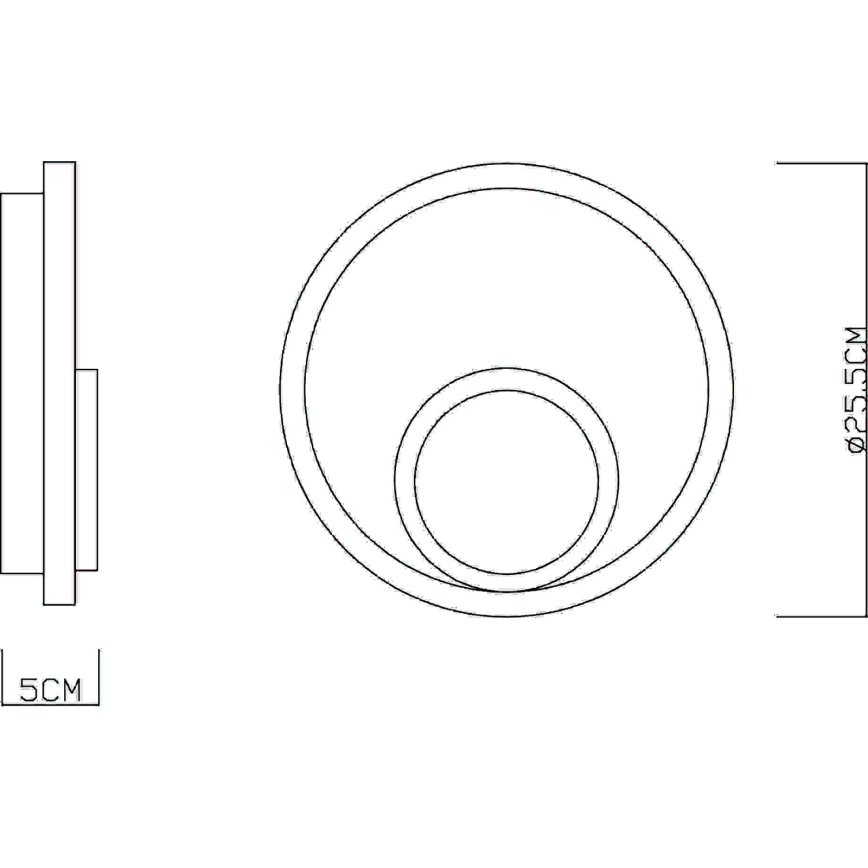 Globo - LED zidna svjetiljka LED/16W/230V 3000K