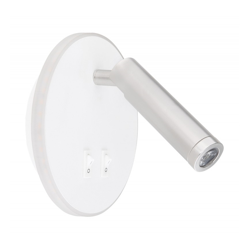 Globo - LED Zidna reflektorska svjetiljka LED/6W + LED/1W/230V