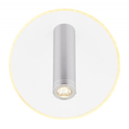 Globo - LED Zidna reflektorska svjetiljka LED/6W + LED/1W/230V