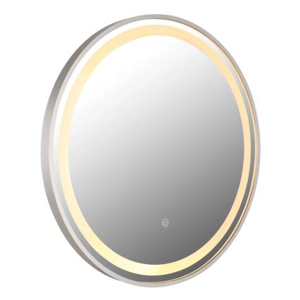 Globo - LED Prigušivo zidno ogledalo s pozadinskim osvjetljenjem LED/10W/230V 2700/4000/6500K pr. 50 cm