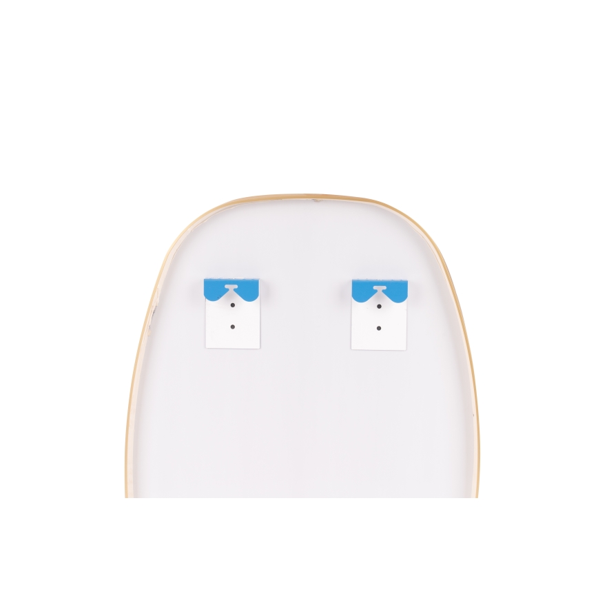 Globo - zidno ogledalo 50 x 75 cm, zlatni okvir