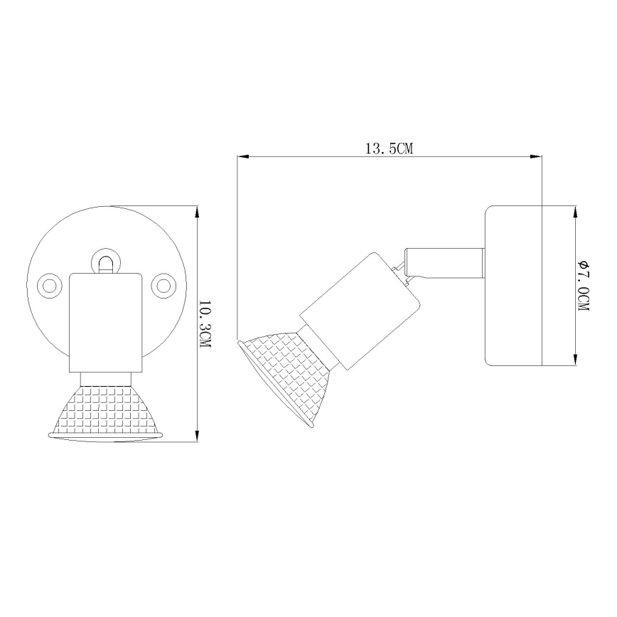 Globo - Dječja LED zidna svjetiljka 1xGU10/3W/230V