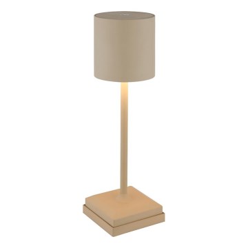 Globo - LED dodirna prigušivačka punjiva stolna lampa LED/1,5W/5V 2200 mAh bež
