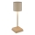 Globo - LED dodirna prigušivačka punjiva stolna lampa LED/1,5W/5V 2200 mAh bež