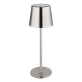 Globo - LED dodirna punjiva stolna lampa s prigušivanjem LED/2W/3,7V 3000/4000/6000K 2200 mAh sjajni krom