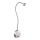 Globo - LED fleksibilna lampa LED/3W/230V sjajni krom