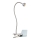 Globo - LED Fleksibilna lampica s kopčom LED/3W/230V mat krom