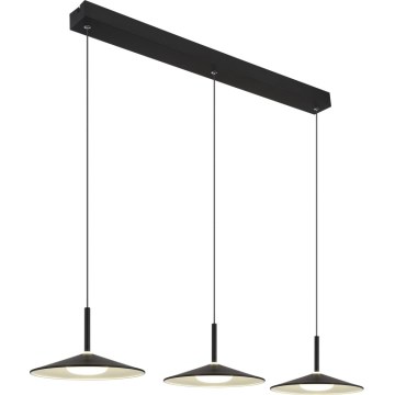 Globo - LED luster na lanku LED/24W/230V 4000K crna