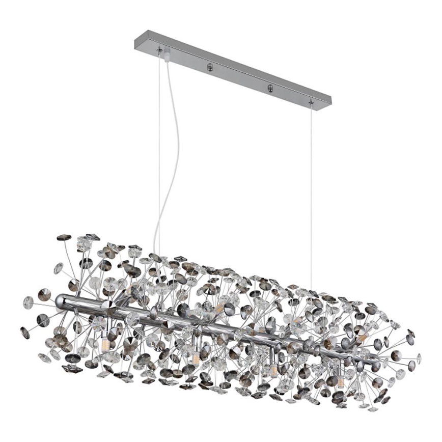 Globo - LED luster na sajli 12xG9/3,5W/230V sjajni krom