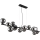 Globo - LED Luster na sajli 13xG9/3,5W/230V dimna/crna