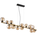 Globo - LED Luster na sajli 13xG9/3,5W/230V dimna/smeđa